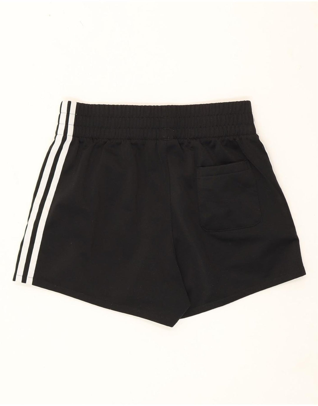 Adidas Womens Sport Shorts UK 10 Small Black Polyester
