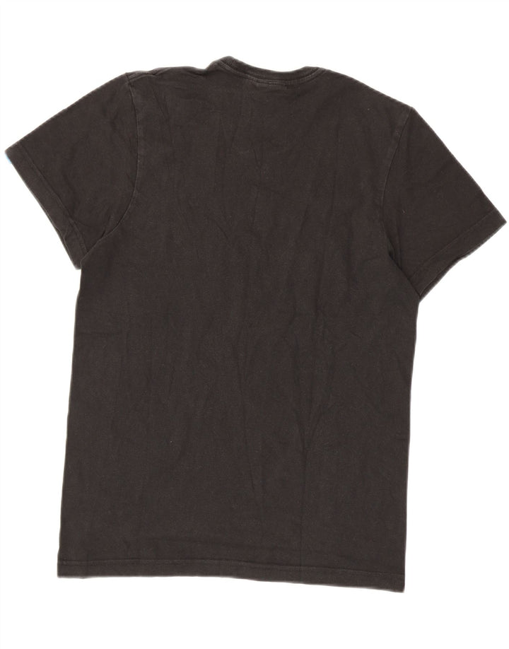 ADIDAS Mens Graphic T-Shirt Top Small Black Cotton