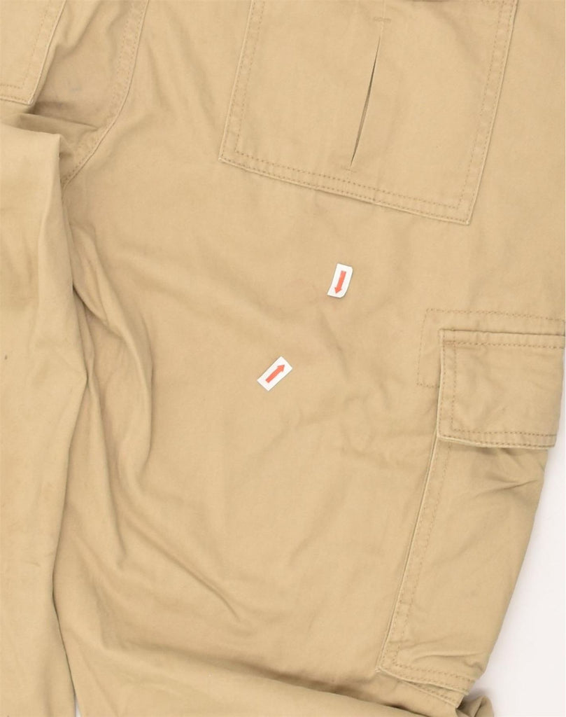 VINTAGE Mens Straight Cargo Trousers IT 48 Medium W40 L34 Beige Cotton | Vintage Vintage | Thrift | Second-Hand Vintage | Used Clothing | Messina Hembry 