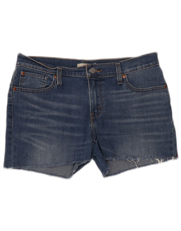 Levi's Womens Denim Shorts W29 Medium Blue Cotton