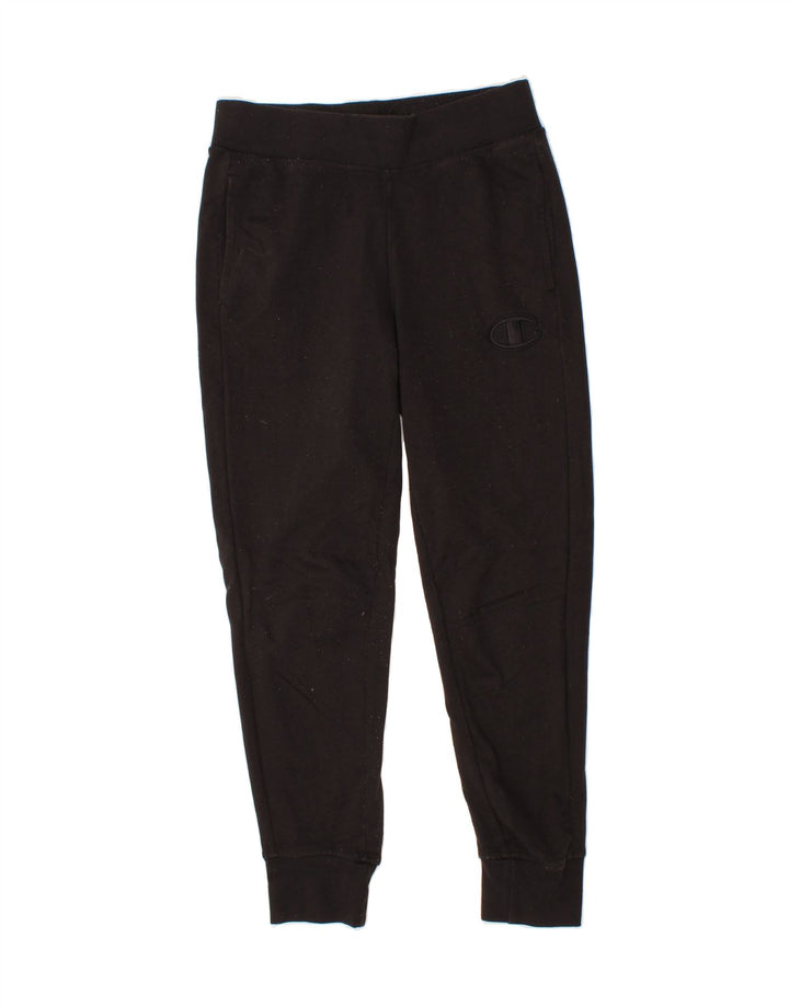 CHAMPION Mens Tracksuit Trousers Joggers Small  Black Cotton Vintage Champion and Second-Hand Champion from Messina Hembry 