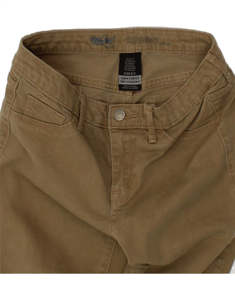 MOSSIMO Womens Mid Rise Jegging Casual Trousers US 6 Medium W30 L27 Beige Vintage Mossimo and Second-Hand Mossimo from Messina Hembry 