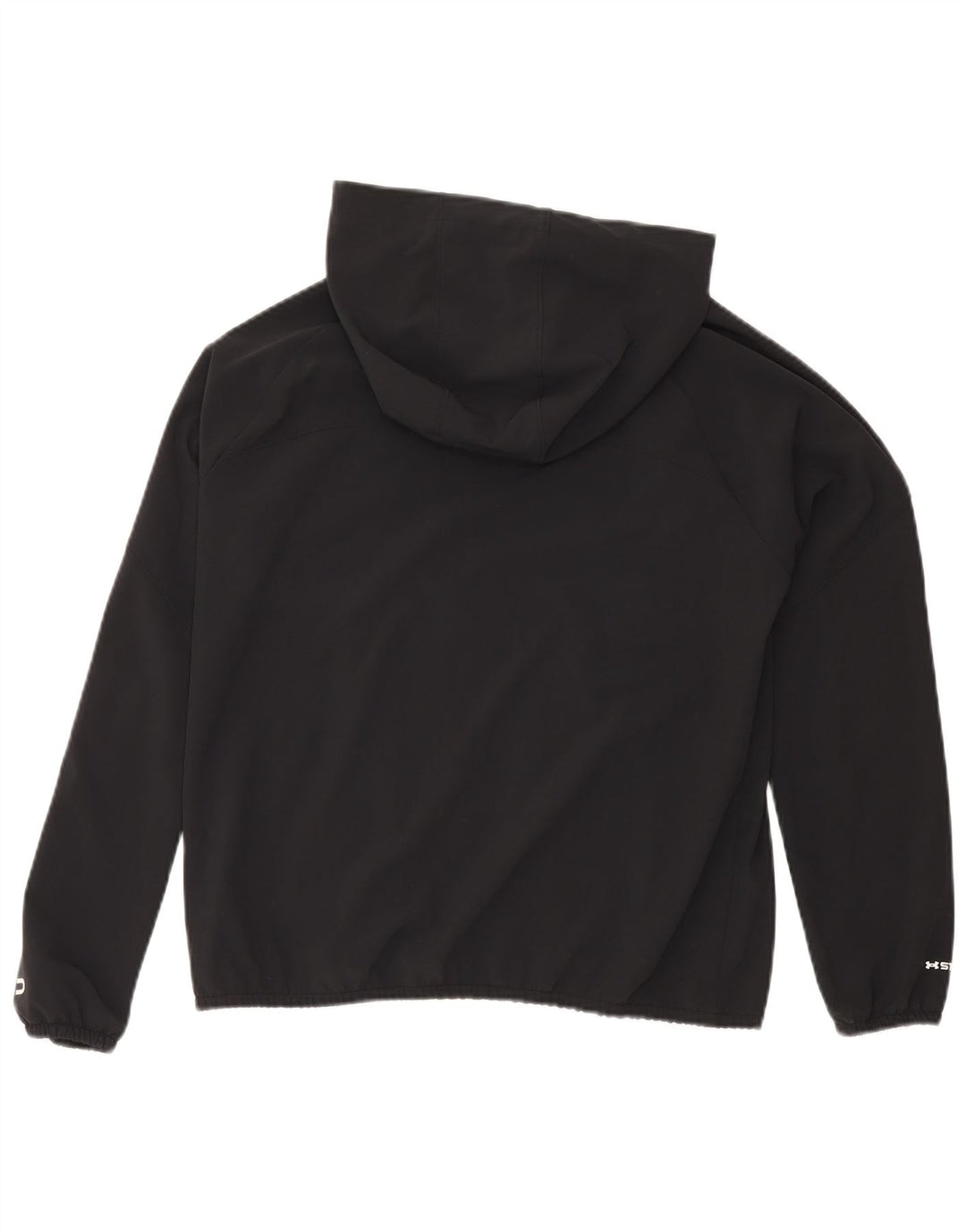Under Armour Mens Hooded Tracksuit Top Jacket Medium Black Polyester