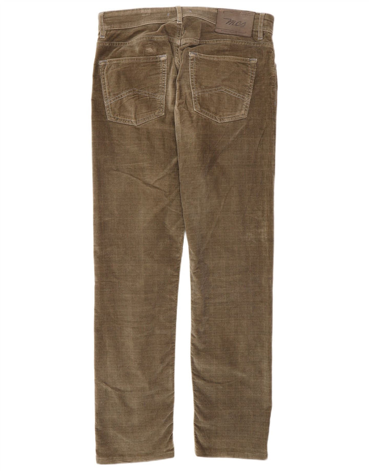 Marlboro Classics Mens Regular Slim Fit Casual Trousers W31 L34 Brown