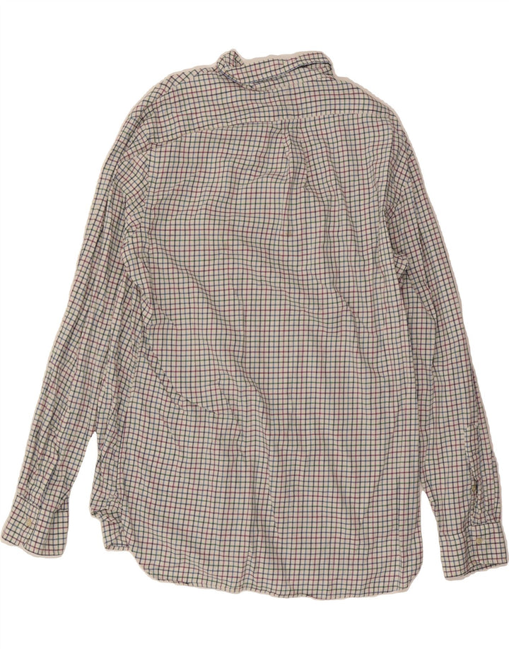 RALPH LAUREN Mens Big & Tall Custom Fit Shirt XL Multicoloured Check Vintage Ralph Lauren and Second-Hand Ralph Lauren from Messina Hembry 