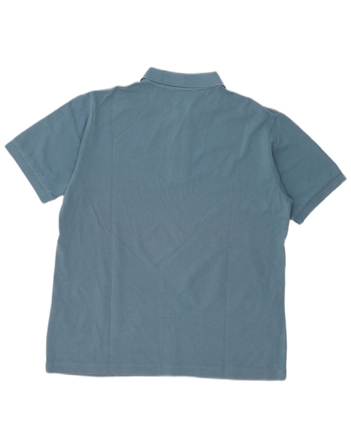 Kappa Mens Polo Shirt Large Blue Cotton