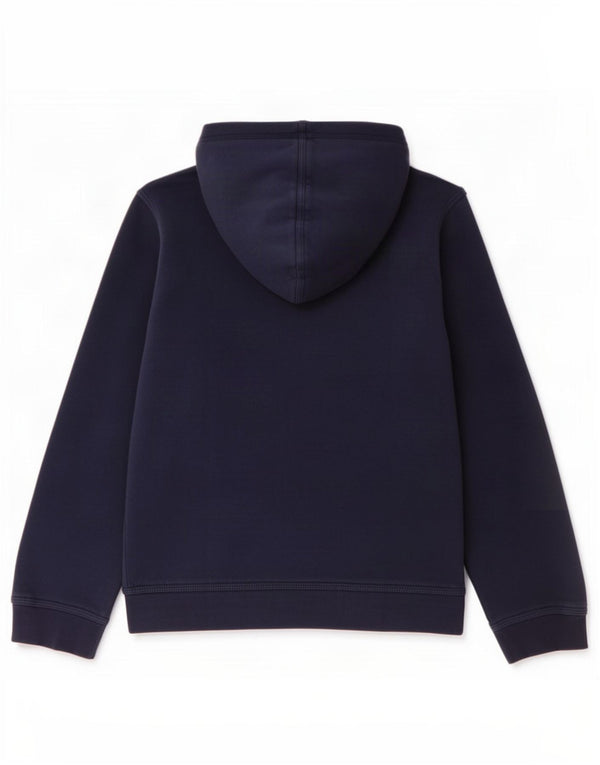Nike Boys Hoodie Jumper 12-13 Years Large Navy Blue Cotton