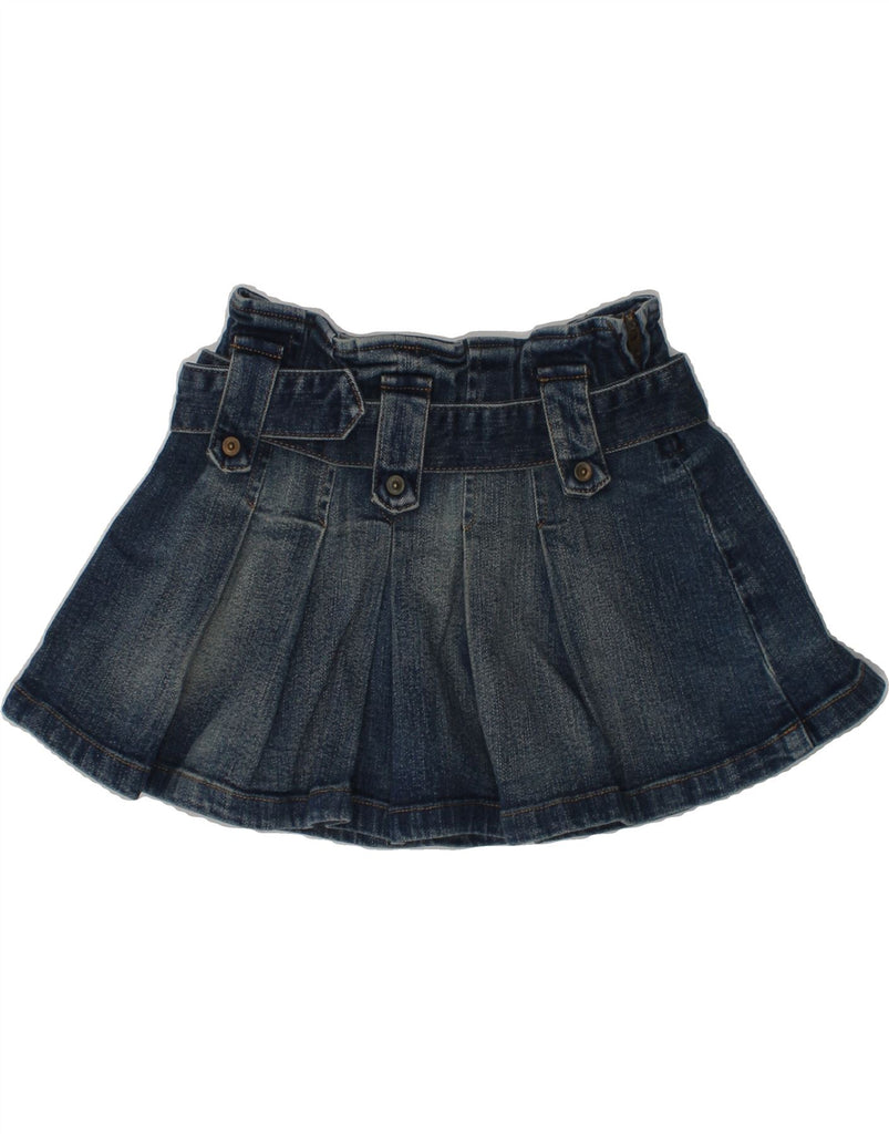 MISS BLUMARINE Girls Denim Skirt 3-4 Years W20 Blue Cotton | Vintage Miss Blumarine | Thrift | Second-Hand Miss Blumarine | Used Clothing | Messina Hembry 