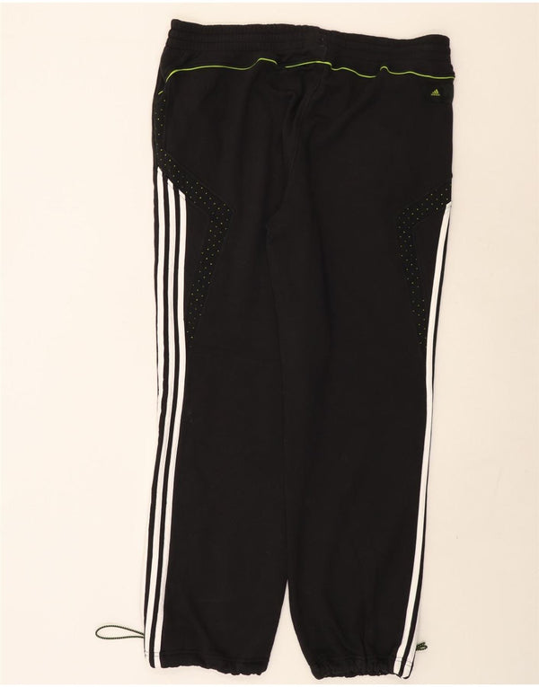 Adidas Mens Graphic Tracksuit Trousers Joggers 2XL Black Cotton