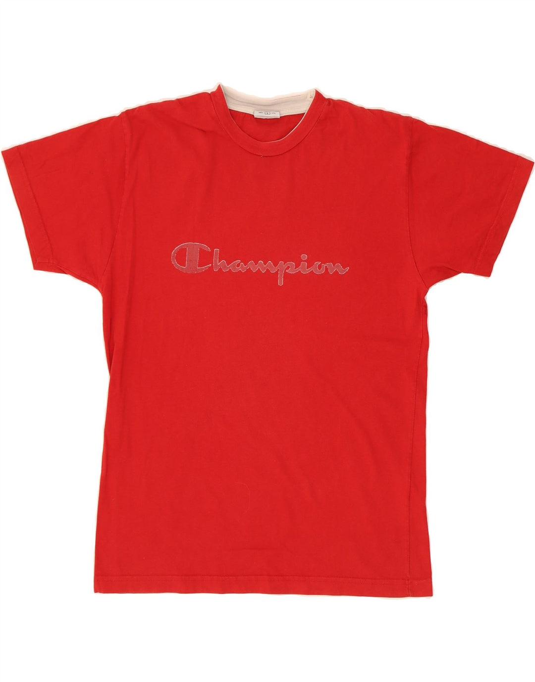 CHAMPION Mens Graphic T-Shirt Top Large Red Vintage Champion and Second-Hand Champion from Messina Hembry 