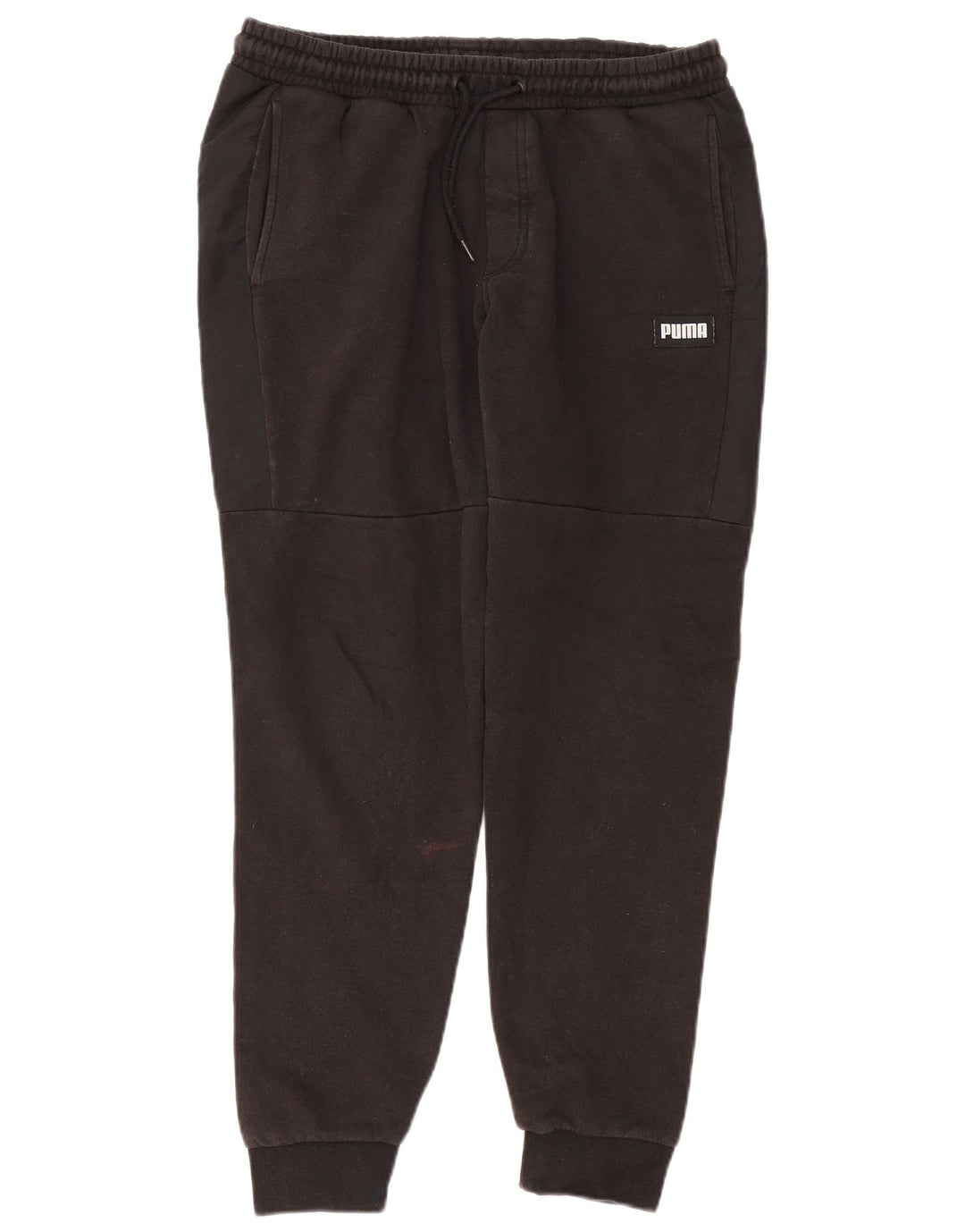 Puma Mens Tracksuit Trousers Joggers Medium  Black Cotton