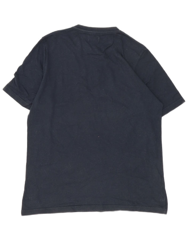 Kappa Mens Graphic T-Shirt Top Large Navy Blue Cotton