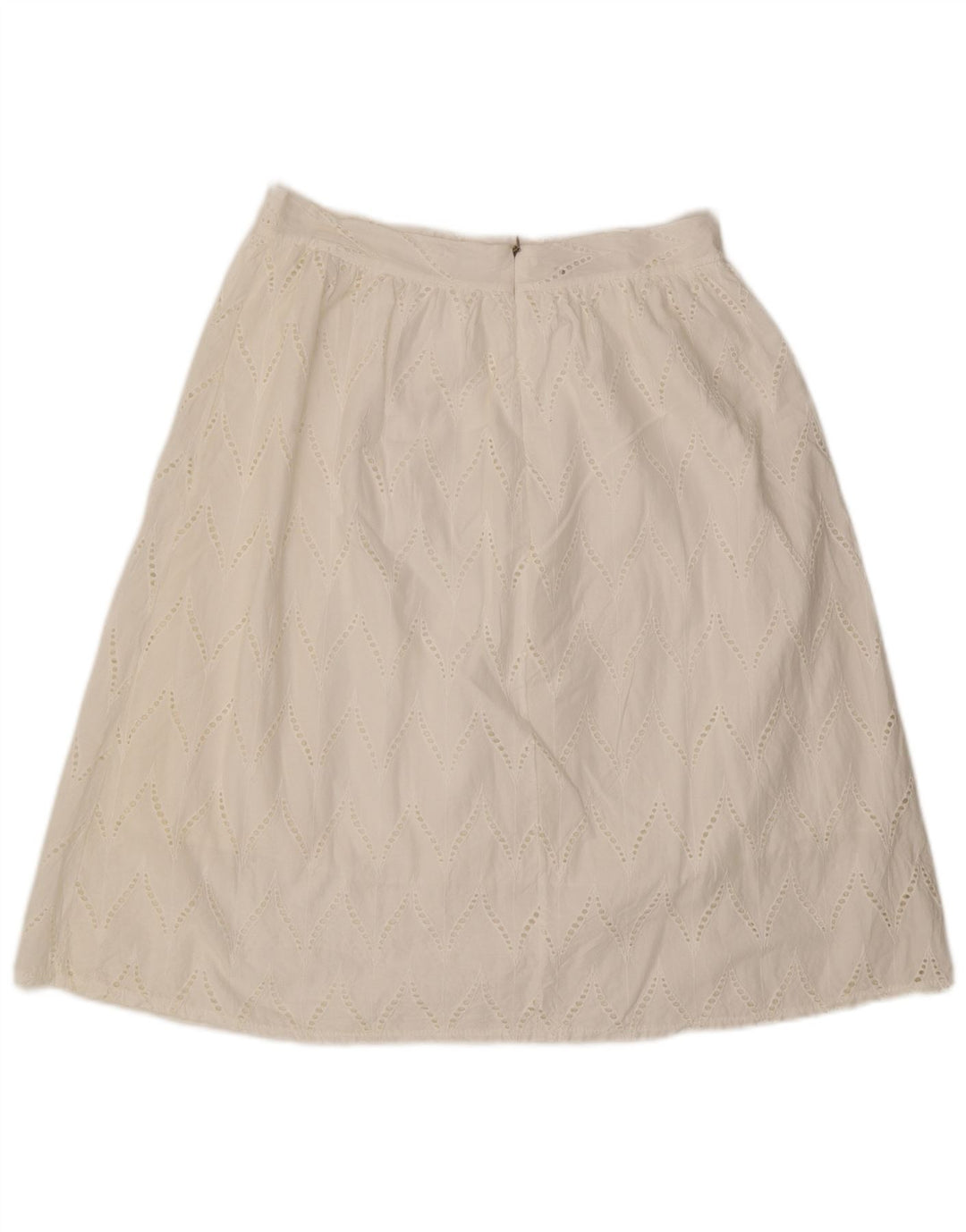 ALTAMIRA  Womens Milano A-Line Skirt W30 Medium White Geometric