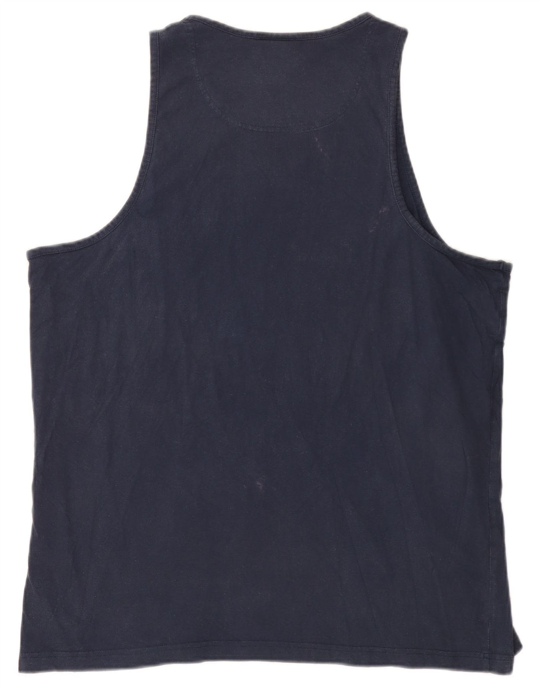 Umbro Mens Vest Top 2XL Navy Blue Cotton