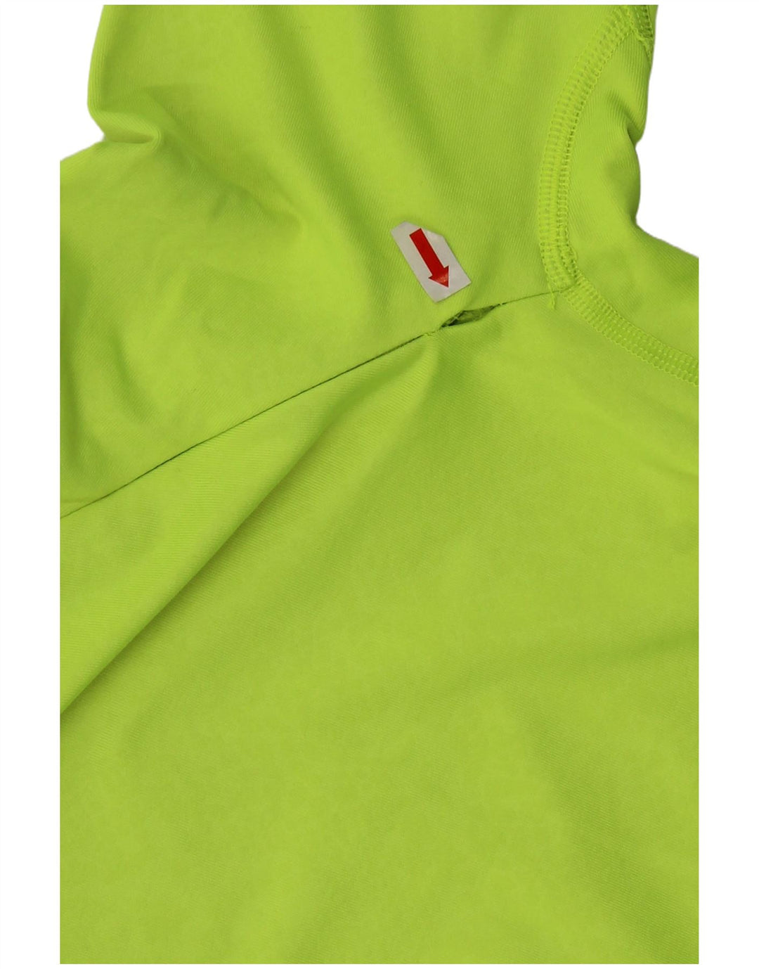 Nike Womens Dri Fit Zip Neck Top Long Sleeve UK 8 Small Green