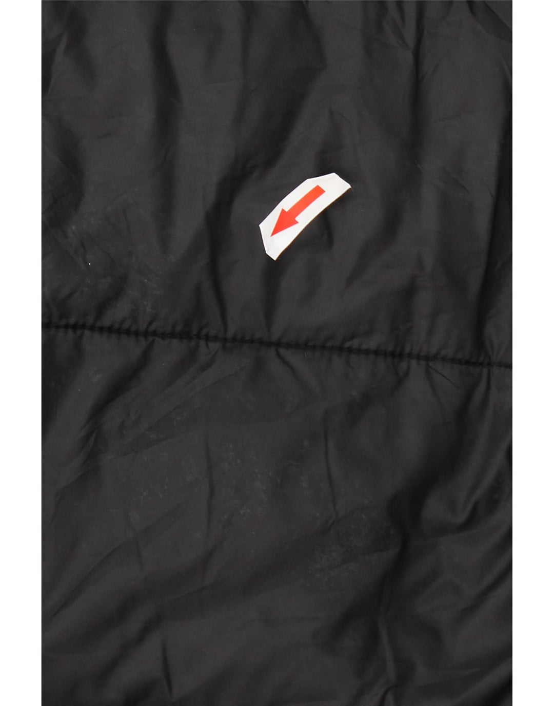 Zara Womens Hooded Padded Coat UK 14 Medium Black Nylon