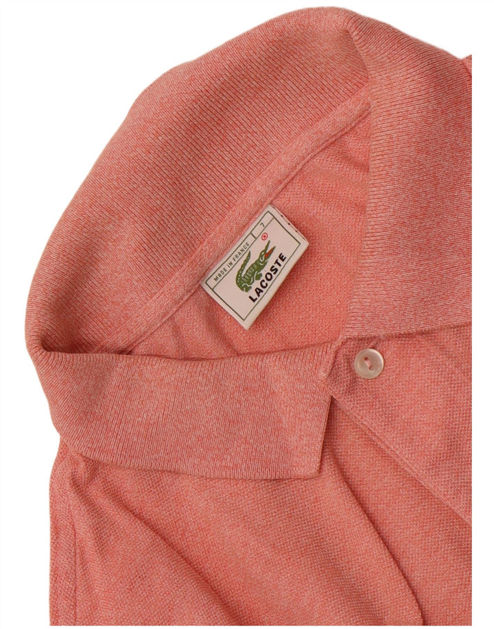 Lacoste Mens Polo Shirt Size 7 2XL Pink