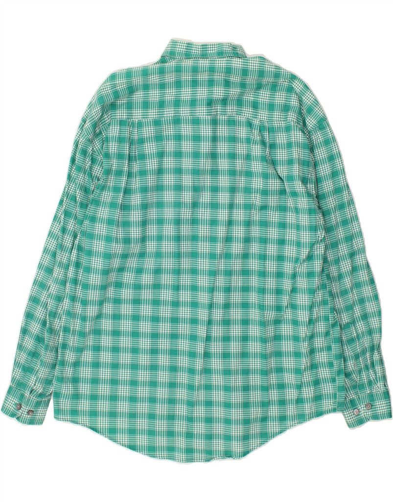 MCNEAL Mens Shirt Large Green Check Cotton | Vintage McNeal | Thrift | Second-Hand McNeal | Used Clothing | Messina Hembry 