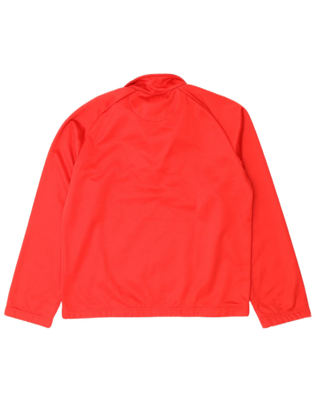KAPPA Mens Zip Neck Top Long Sleeve Medium Red Polyester