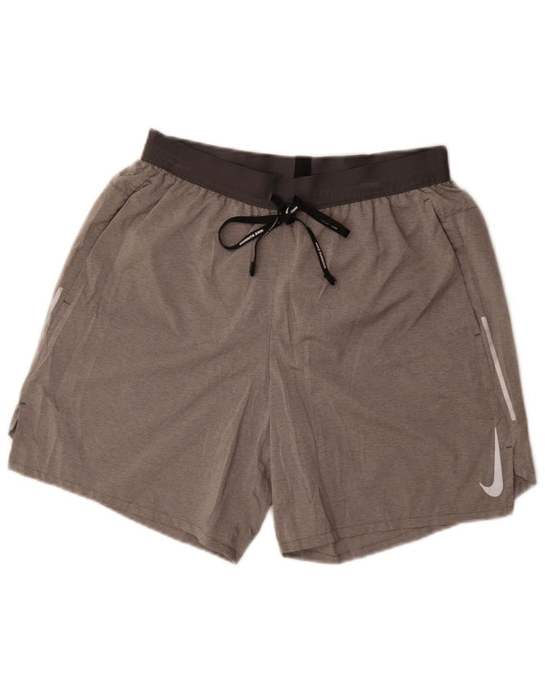 Nike Mens Dri Fit Sport Shorts Medium  Grey Polyester