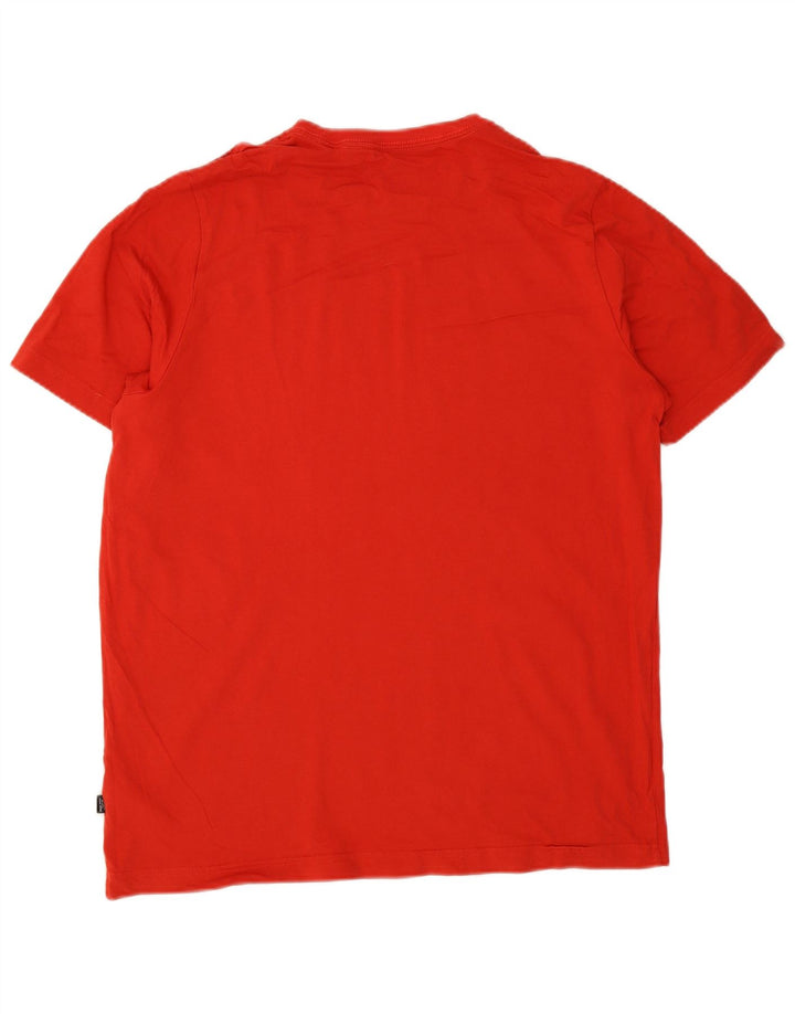 Puma Mens Graphic T-Shirt Top Large Red Cotton