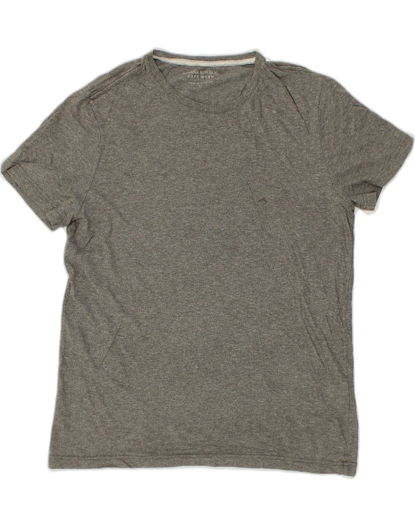 BANANA REPUBLIC Mens T-Shirt Top Large Grey Cotton | Vintage Banana Republic | Thrift | Second-Hand Banana Republic | Used Clothing | Messina Hembry 