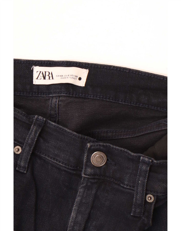 Zara Womens Straight Jeans EU 40 Medium W30 L26 Navy Blue