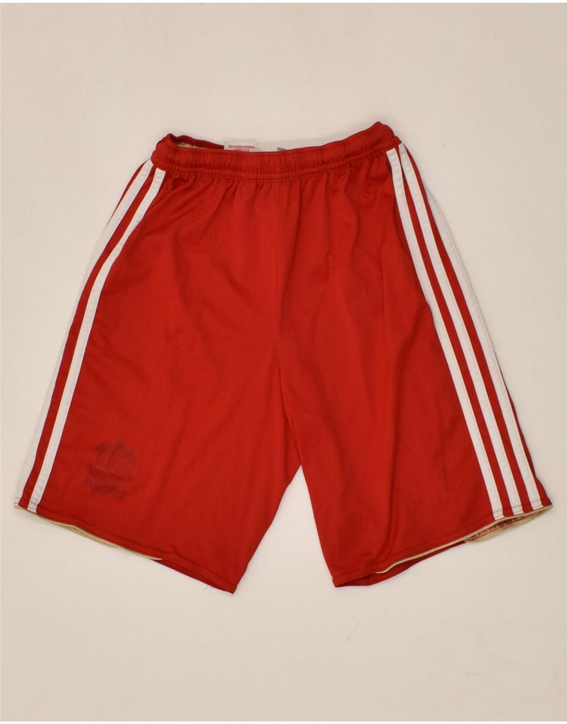 ADIDAS Boys Climacool Sport Shorts 11-12 Years Red Polyester | Vintage Adidas | Thrift | Second-Hand Adidas | Used Clothing | Messina Hembry 