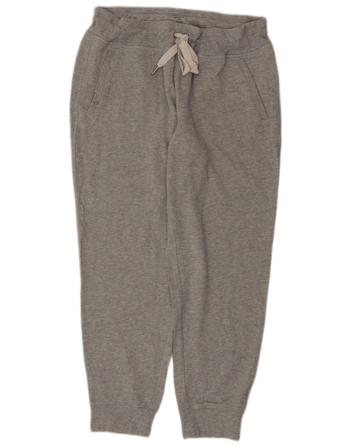 Calvin Klein Womens Graphic Tracksuit Trousers Joggers UK 14 Large Grey
