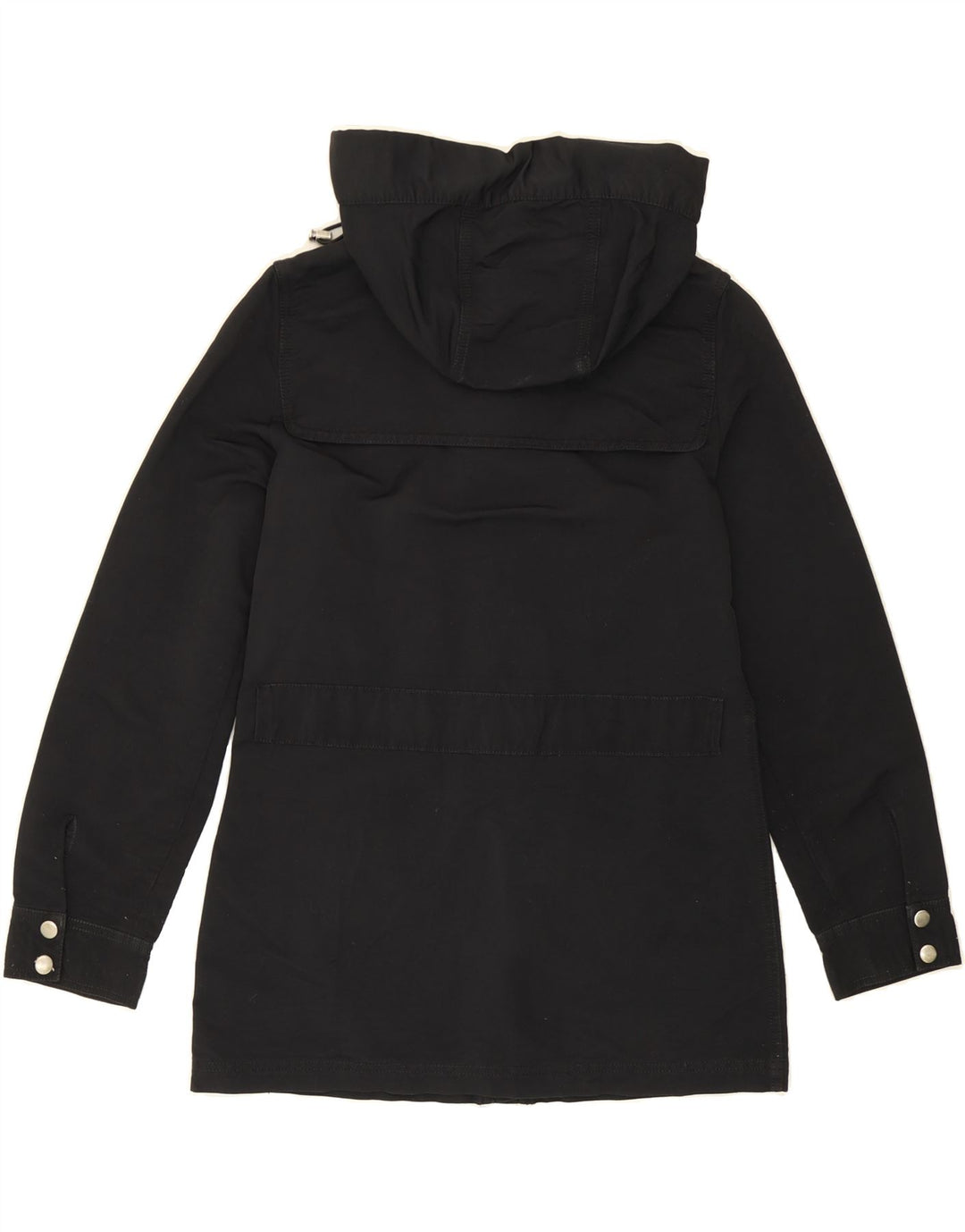 J. CREW Womens Hooded Bomber Jacket UK 10 Small Black Vintage J. Crew and Second-Hand J. Crew from Messina Hembry 