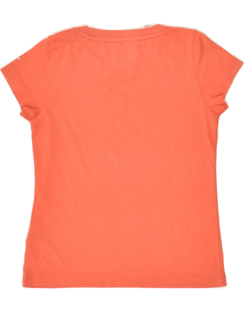 ADIDAS Girls Graphic T-Shirt Top 9-10 Years Orange Cotton | Vintage Adidas | Thrift | Second-Hand Adidas | Used Clothing | Messina Hembry 