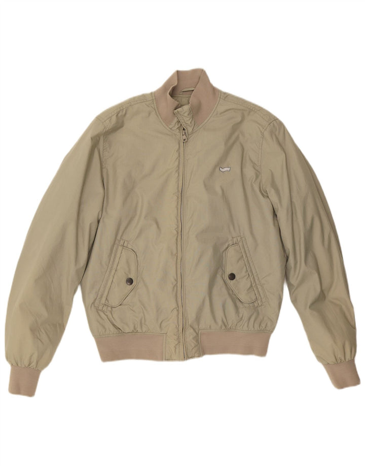 Gas Mens Bomber Jacket UK 38 Medium Khaki