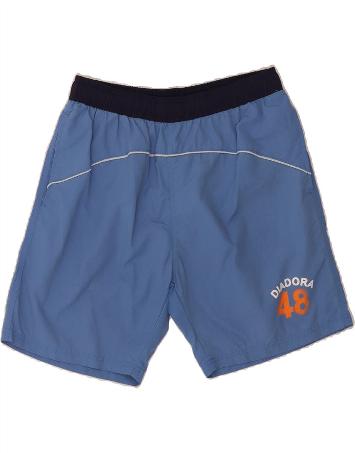 DIADORA Mens Sport Shorts Medium  Blue Vintage Diadora and Second-Hand Diadora from Messina Hembry 