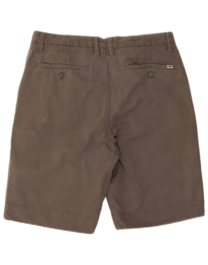 Vans Mens Chino Shorts W34 Large  Grey Cotton