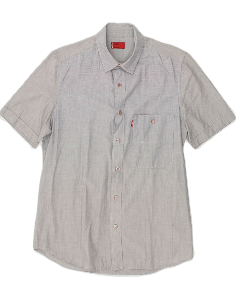 LEVI'S Mens Shirt Medium Grey Cotton | Vintage Levi's | Thrift | Second-Hand Levi's | Used Clothing | Messina Hembry 