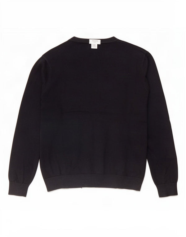 Marks & Spencer Mens Cardigan Sweater XL Navy Blue Cotton
