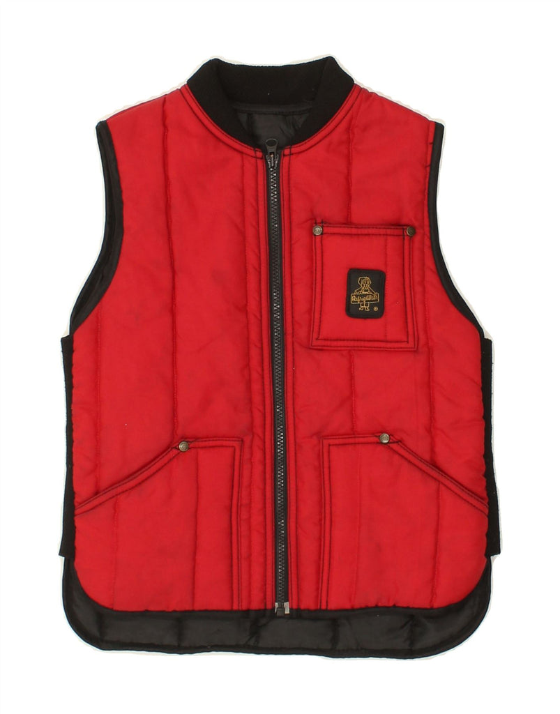 REFRIGIWEAR Boys Padded Gilet 7-8 Years Red Polyamide | Vintage Refrigiwear | Thrift | Second-Hand Refrigiwear | Used Clothing | Messina Hembry 