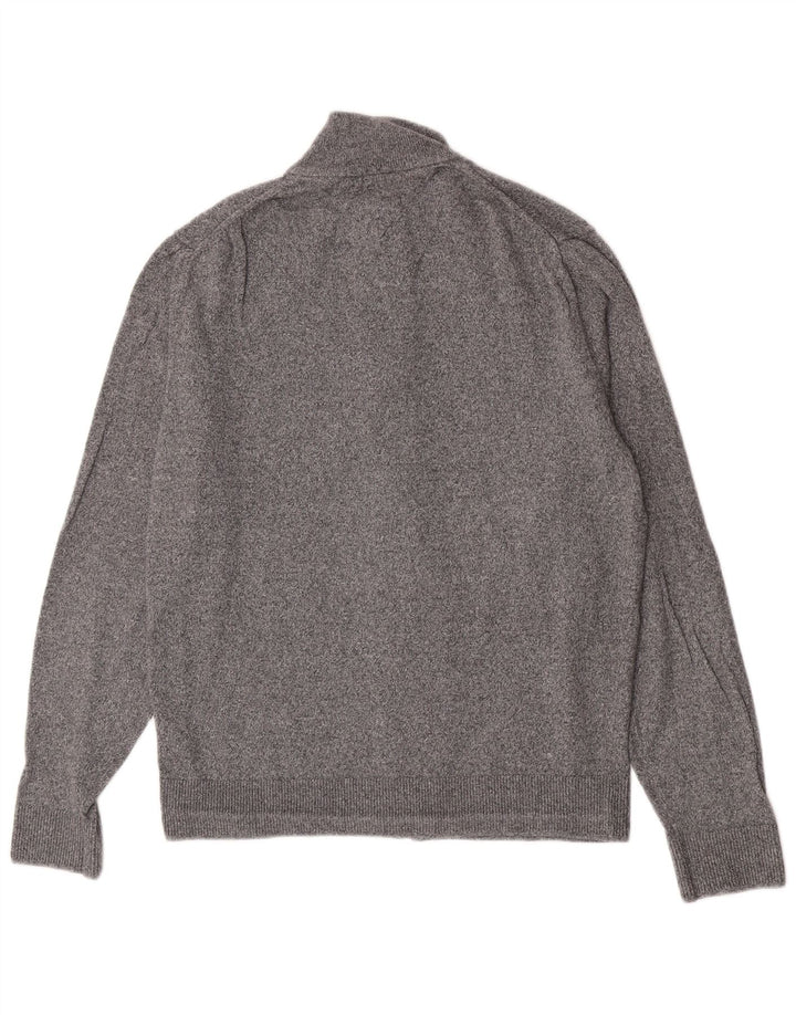 Tommy Hilfiger Womens Cardigan Sweater XL Grey Cotton