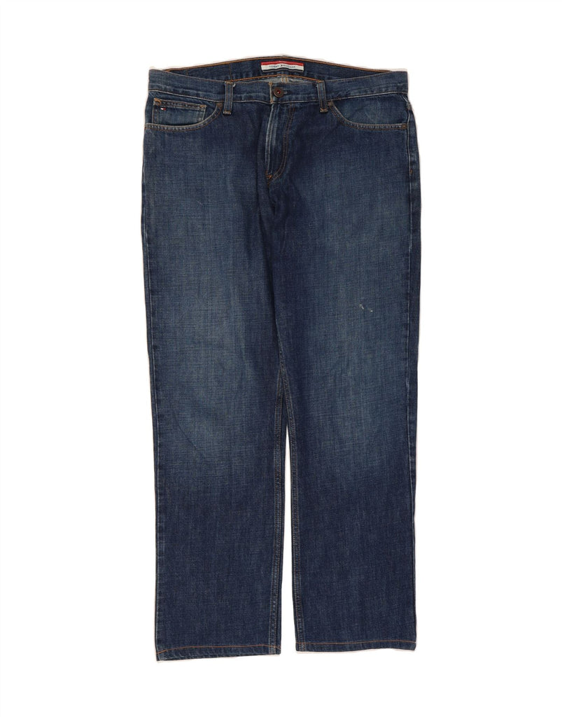 TOMMY HILFIGER Mens Classic Fit Straight Jeans W34 L32 Blue Cotton Vintage Tommy Hilfiger and Second-Hand Tommy Hilfiger from Messina Hembry 