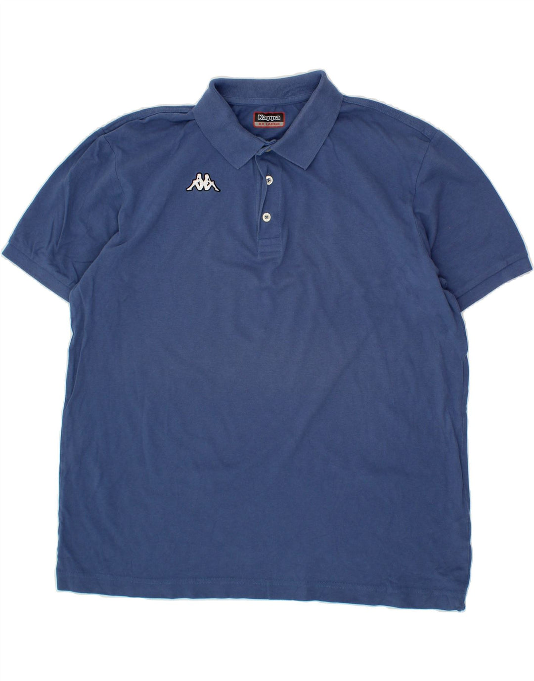 KAPPA Mens Polo Shirt 2XL Blue Cotton Vintage Kappa and Second-Hand Kappa from Messina Hembry 