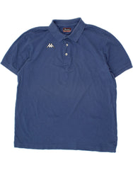 KAPPA Mens Polo Shirt 2XL Blue Cotton