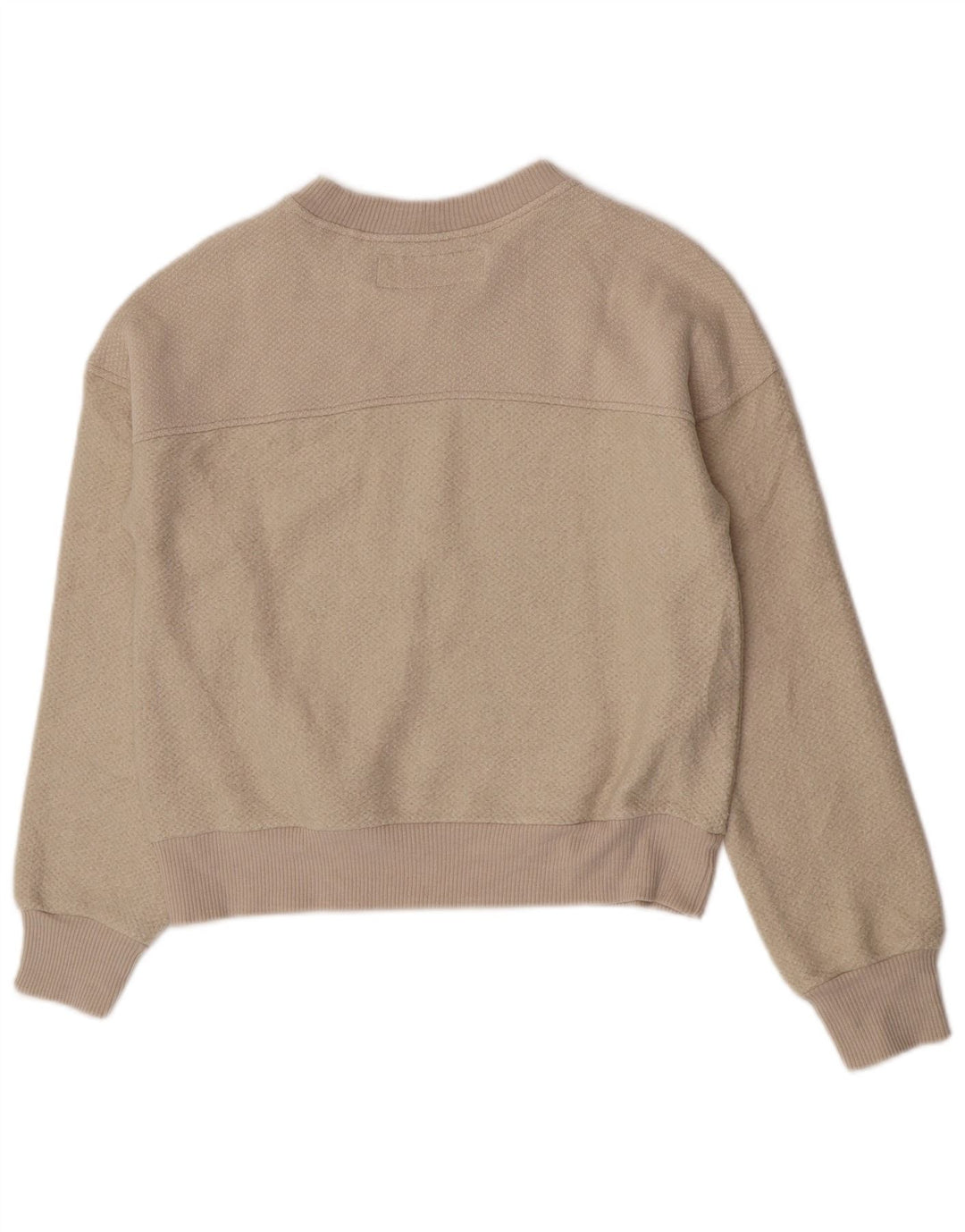 Benetton Womens Boat Neck Jumper Sweater UK 10 Small Off White Classic