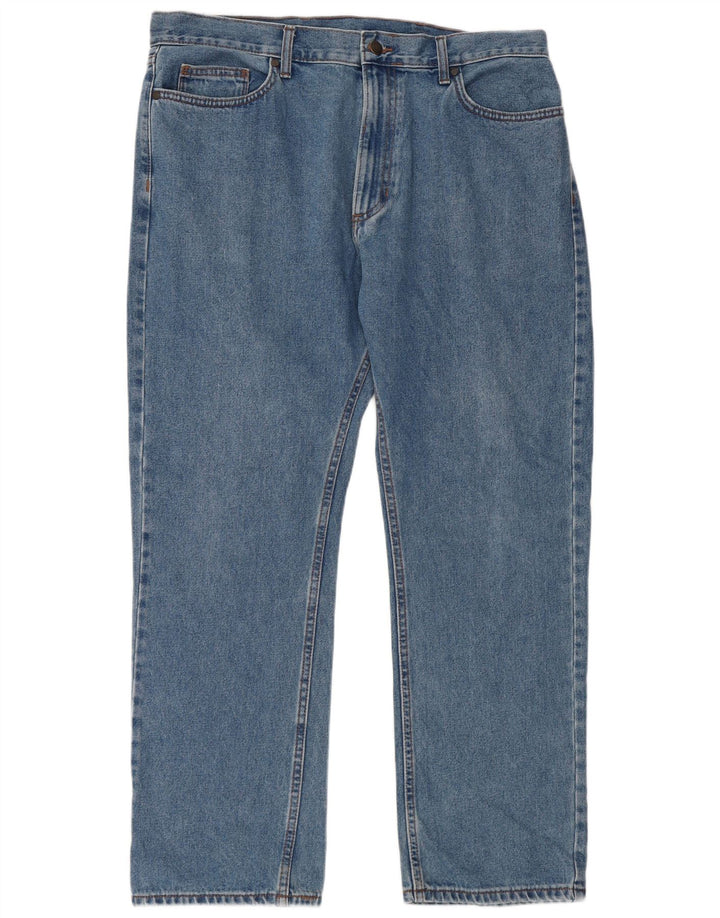 Marks & Spencer Mens Straight Jeans W36 L29 Blue Cotton