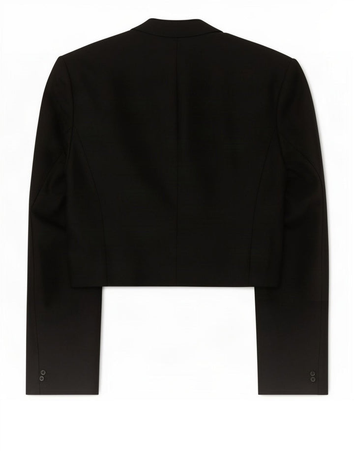 Fenn Wright Manson Womens Open Bolero Jacket UK 10 Small Black Cotton