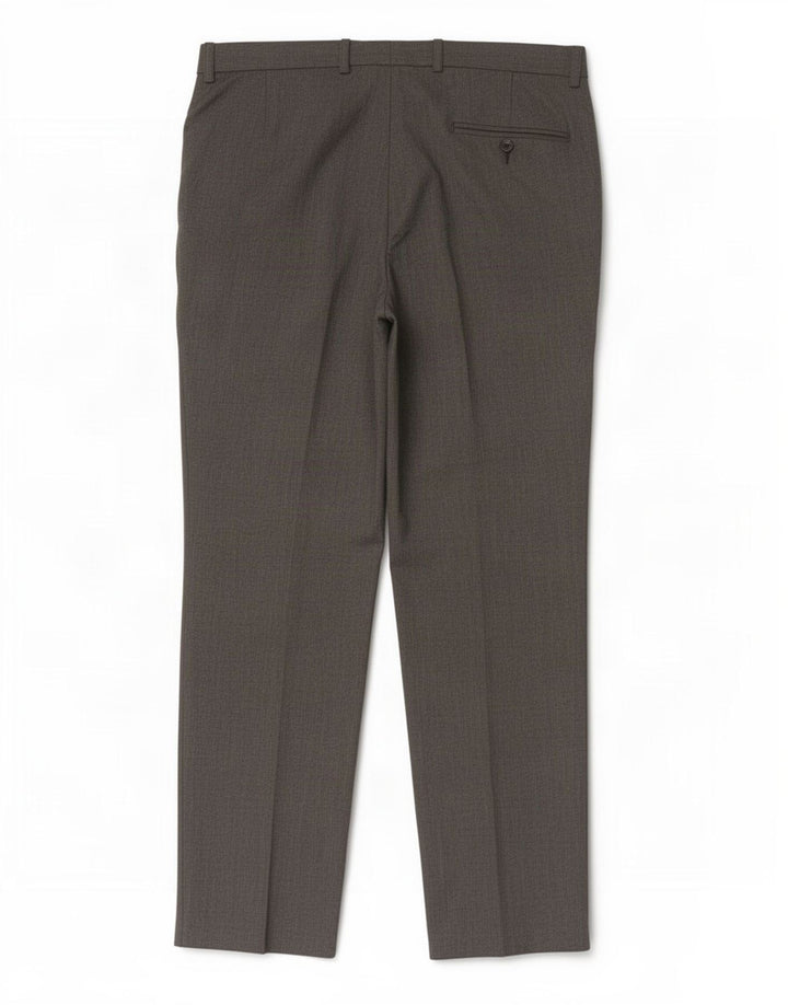 Marks & Spencer Mens Straight Chino Trousers W34 L31 Grey Polyester