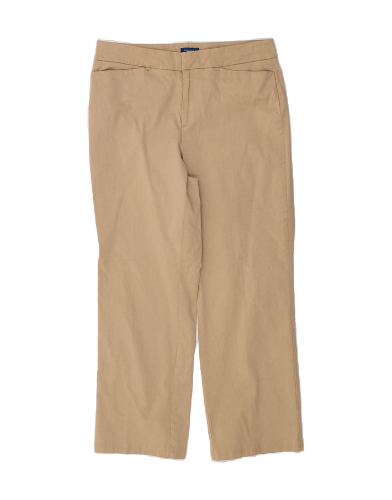 DOCKERS Womens Straight Casual Trousers US 12 Large W32 L27 Beige Cotton Vintage Dockers and Second-Hand Dockers from Messina Hembry 