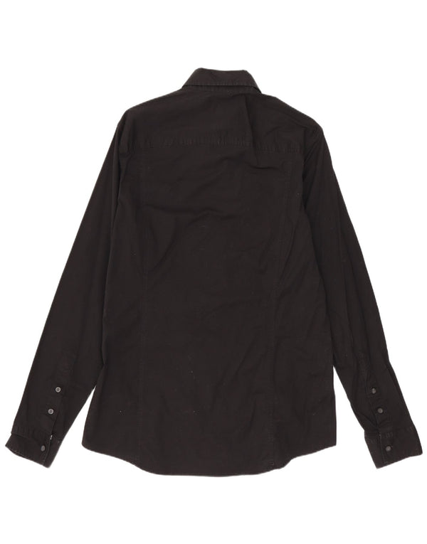 Calvin Klein Jeans Mens Shirt Medium Black Cotton