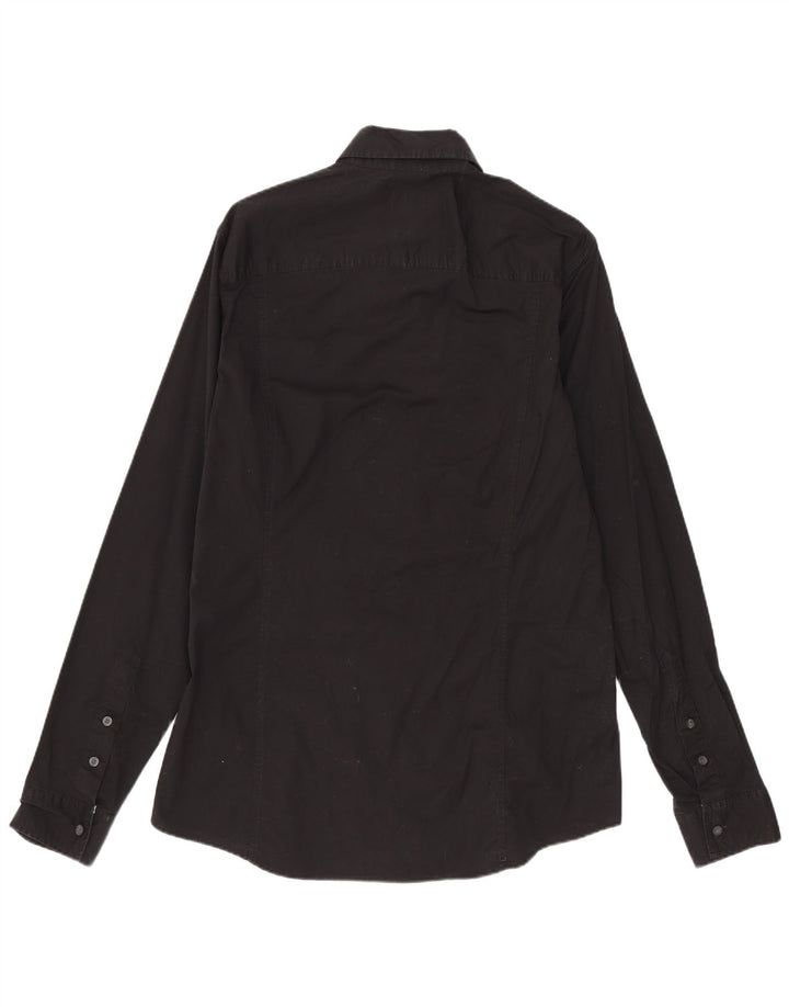 Calvin Klein Jeans Mens Shirt Medium Black Cotton
