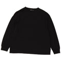 Zara Womens Top Long Sleeve UK 16 Large Black Cotton