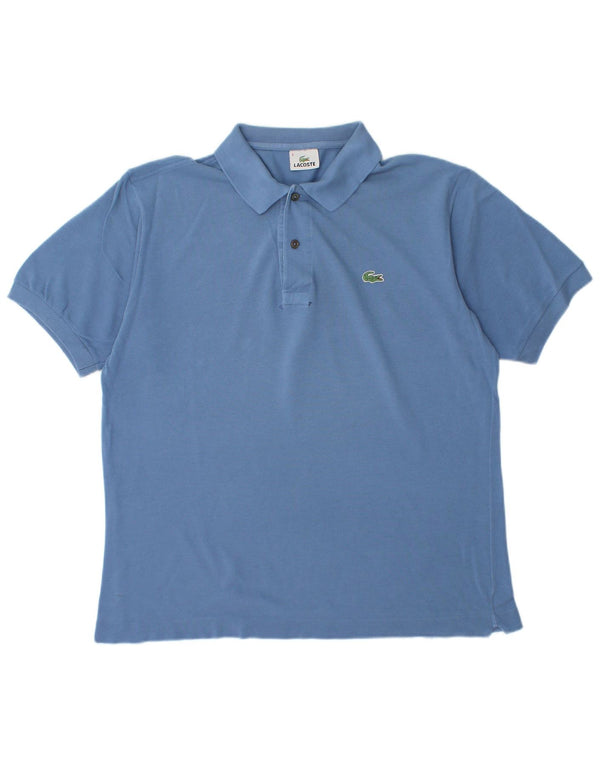 Lacoste Mens Polo Shirt Size 4 Medium Blue